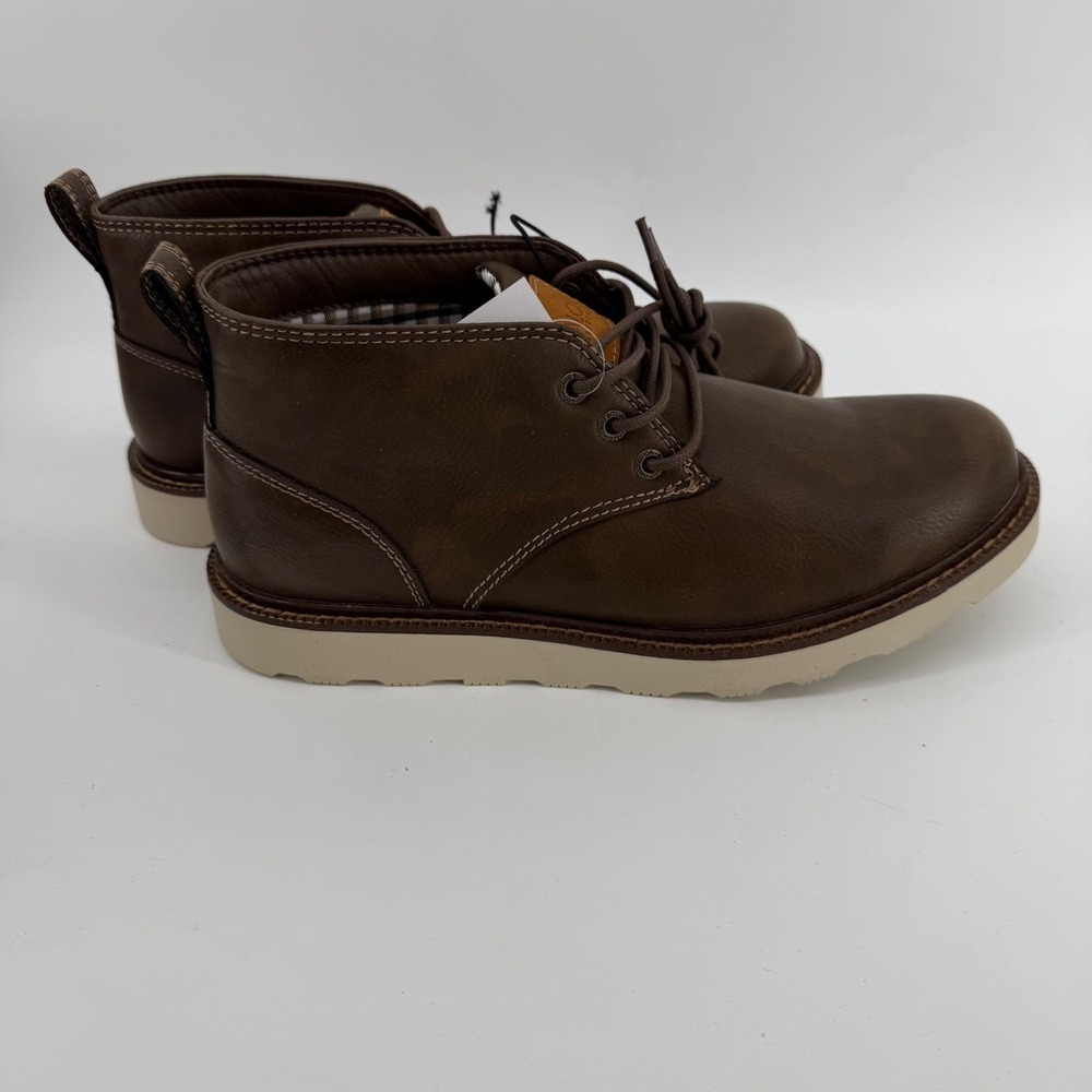 Buffalo David Bitton Metcalf Mens Brown Chukka Boots Memory Foam 10.5 1899633‎